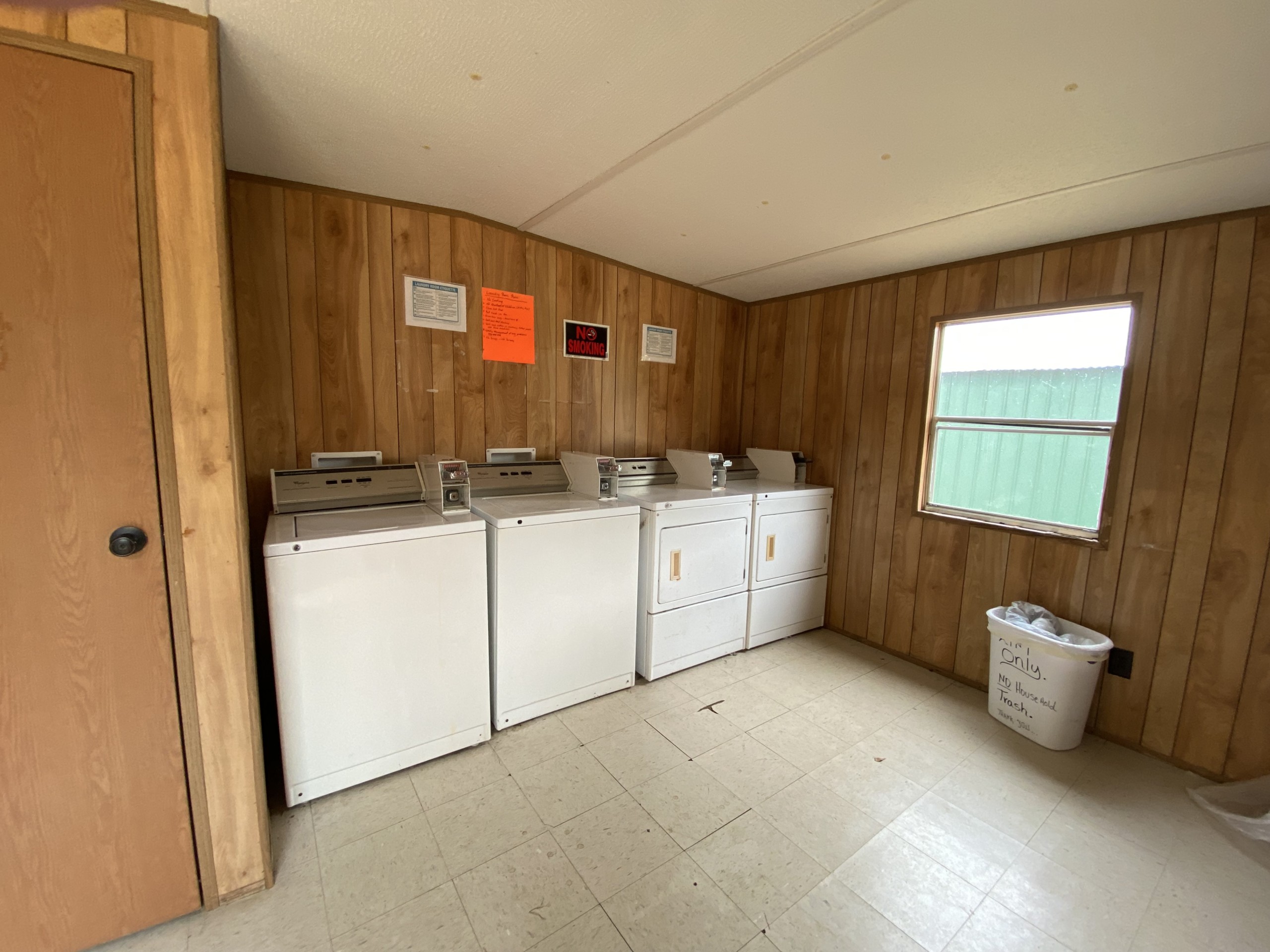 On-site laundry facility