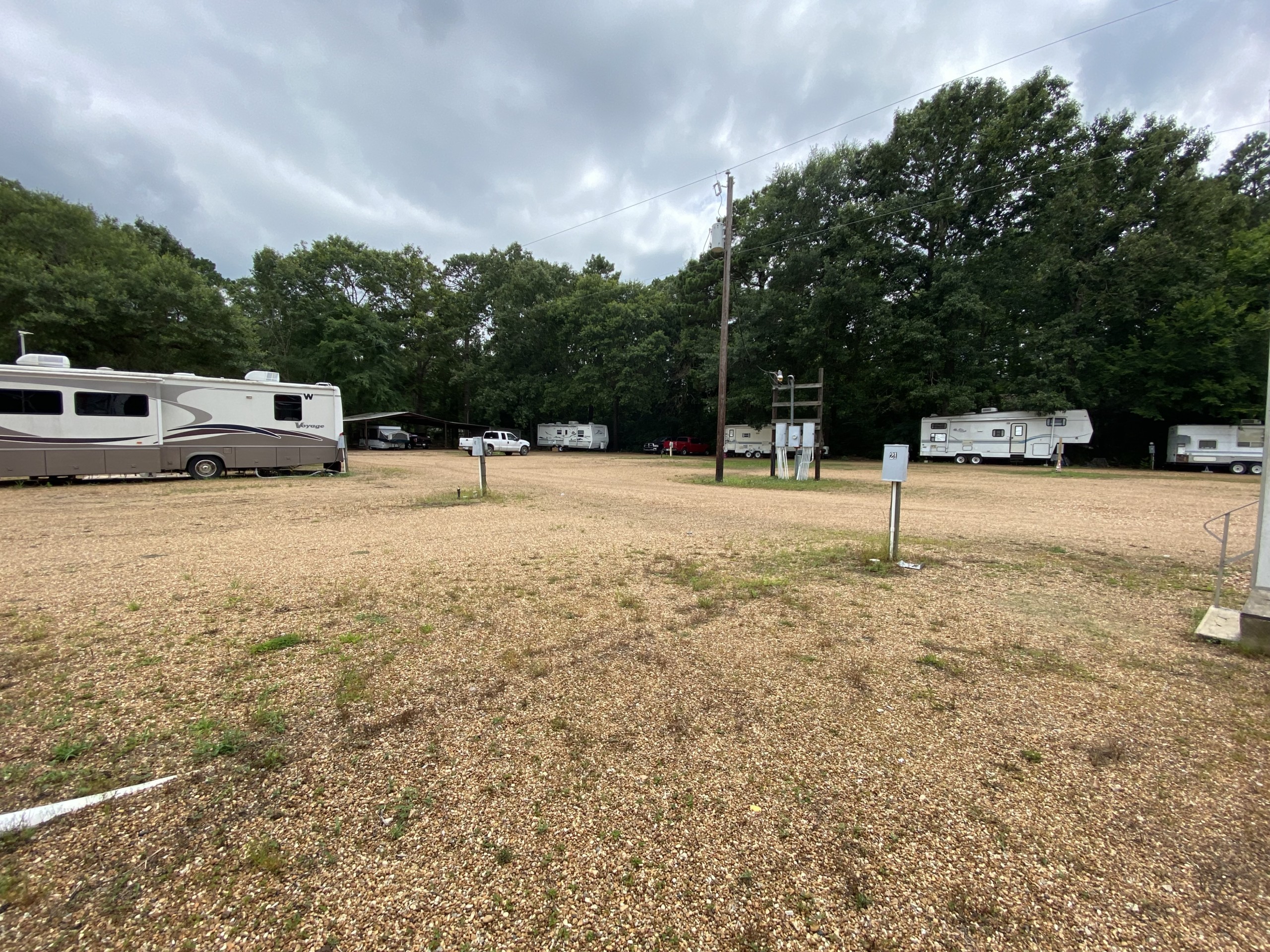 RV sites at Little Gem RV Park